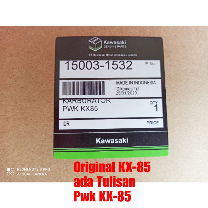 Karbu Karburator PWK kawasaki KX-85 PWK 28 30 32 34 Thailand