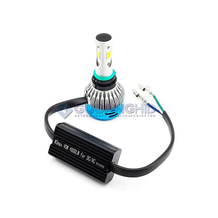 Lampu Led Motor 3 Sisi Ac Dc H6 40W 4000 Lumen Rtd 6 Sisi Kalah Terang