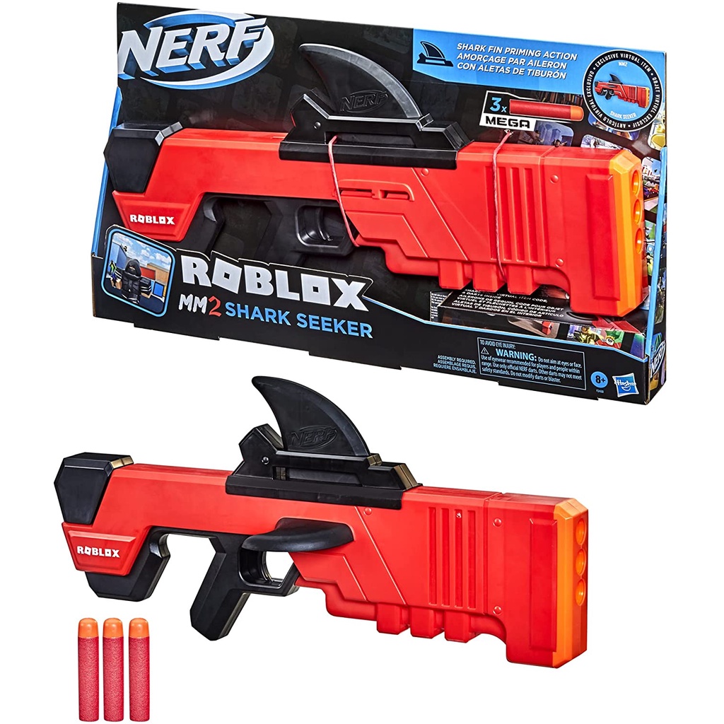 Jual NERF Roblox MM2 Shark Seeker 