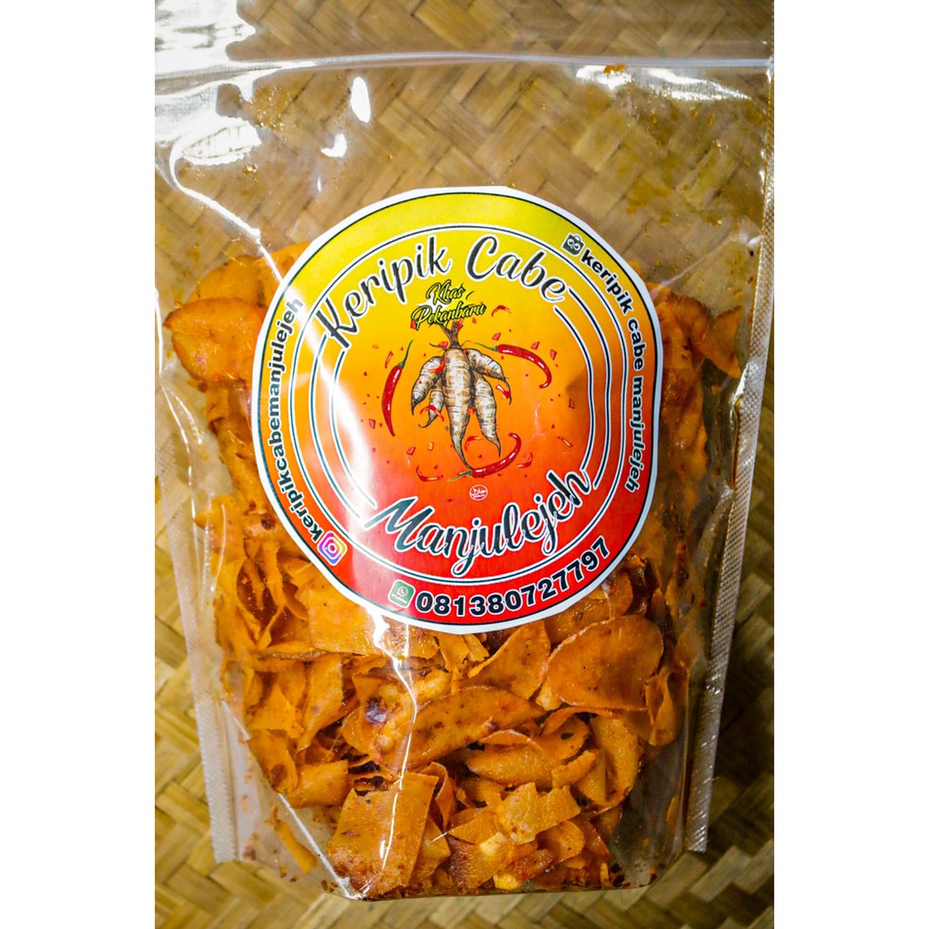 

Keripik cabe Manjulejeh promo isi 5