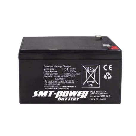 BATTERY MAINAN MOBIL AKI ANAK 12 VOLT 7 AMPER 12V 7.5AH UPS BATERAI VRLA BATREY SKUTER MR JACKIE RC/AKI MOBIL MAINAN