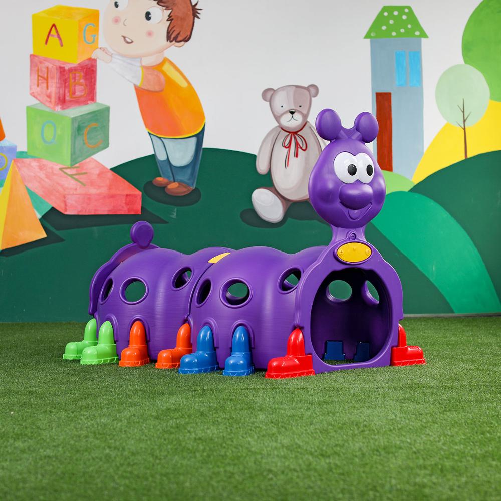 Terowongan Bug Tunnel Caterpillar - Mainan Anak Terowongan Lucu - Playground Anak Terowongan Balita 
