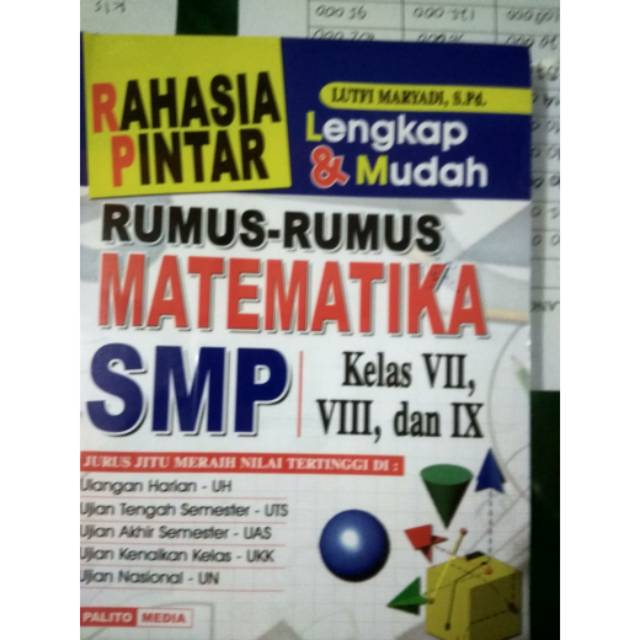 RUMUS RUMUS MATEMATIKA  SMP