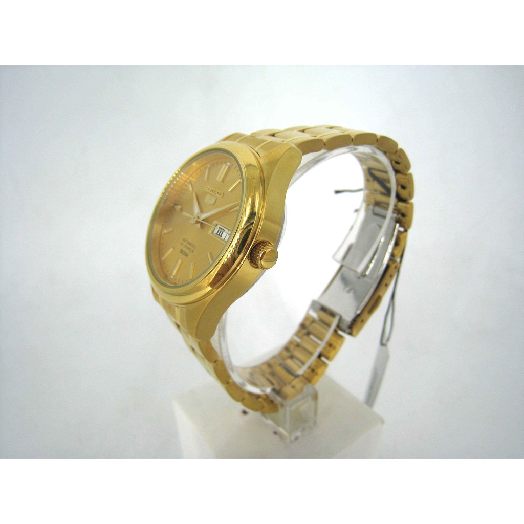 Seiko 5 Ladies SNK876K1 Gold Polished - Jam Tangan Wanita SNK876