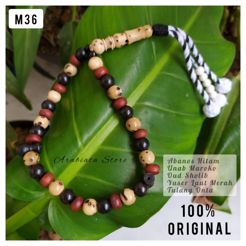 Tasbih Unab 33 mix Oud Sholib Abanos Yuser Tulang Onta