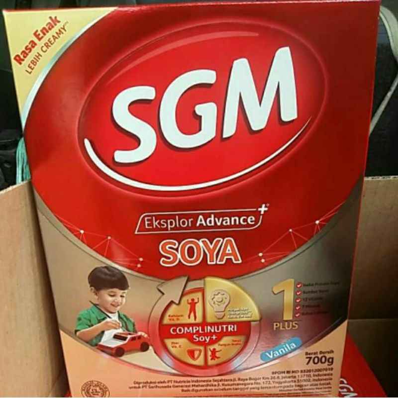 SGM SOYA 1PLUS VANILA 700gr