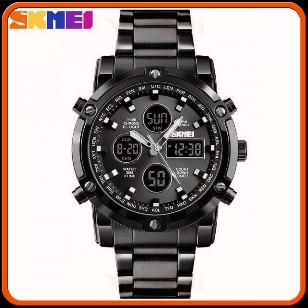 SKMEI Jam Tangan Kasual Digital Analog Pria - 1389