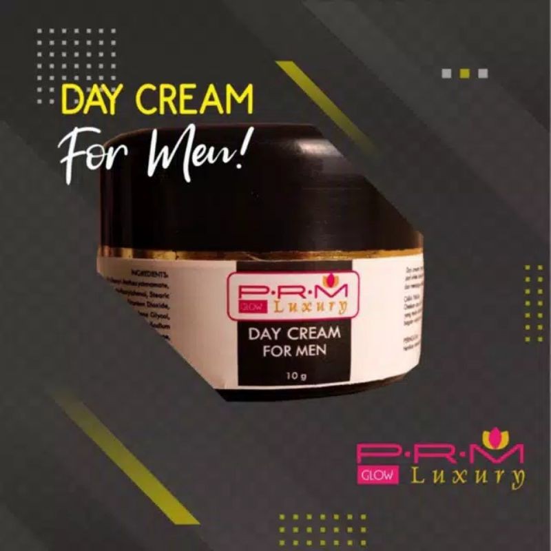 Day cream luxury for Men/cream siang/krim wajah/cowok/pria/pemutih