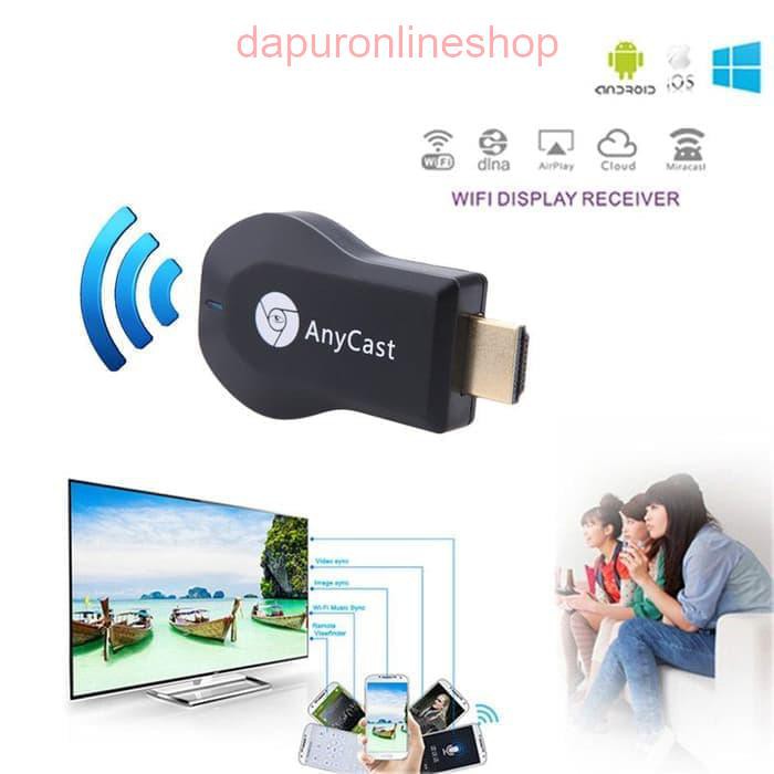 PROMO Anycast Dongle HDMI Wireless Wifi / M2 Plus / M4 / Miracast / Ezcast ORIGINAL