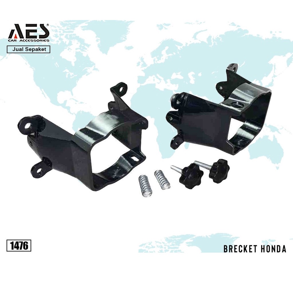 FOGLAMP BILED AES Q3 HI loo 45 Watt MOBIL TOYOTA PLUG N PLAY SUDAH TERMASUK BRAKET