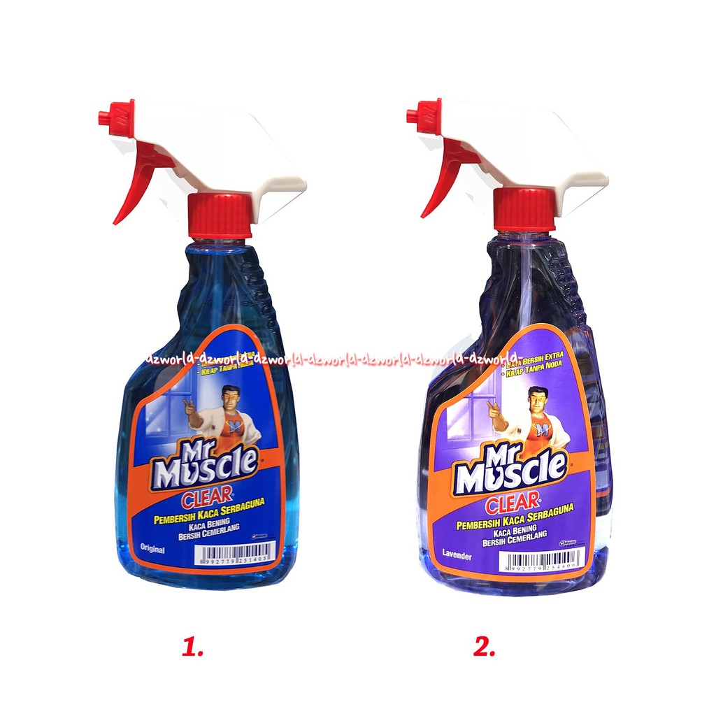 Mr Muscle Clear Pembersih Kaca Serbaguna Spray Botol 500ml