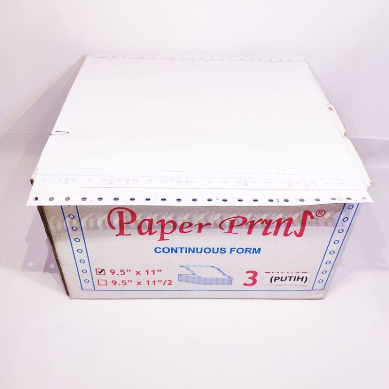 

CONTINUOS FORM PAPERPRYNS 9,5 X 11 3PLY PUTIH