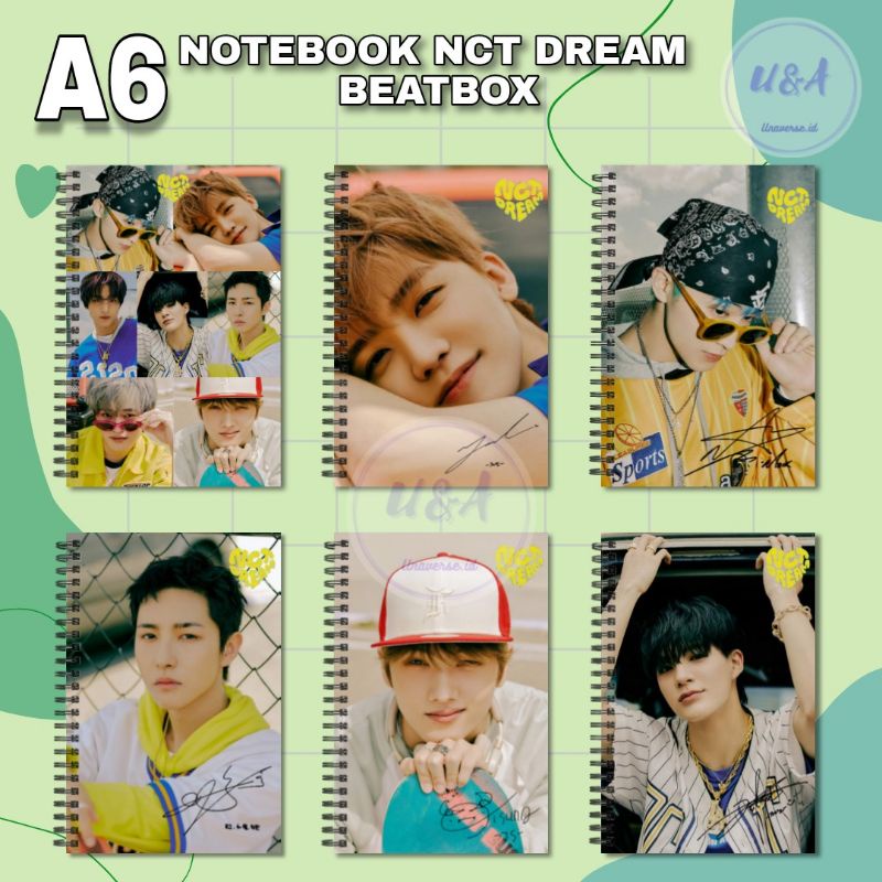 

[COD] NOTEBOOK NCT DREAM BEATBOX SPORTDAY Buku Jaemin Jeno Mark Murah