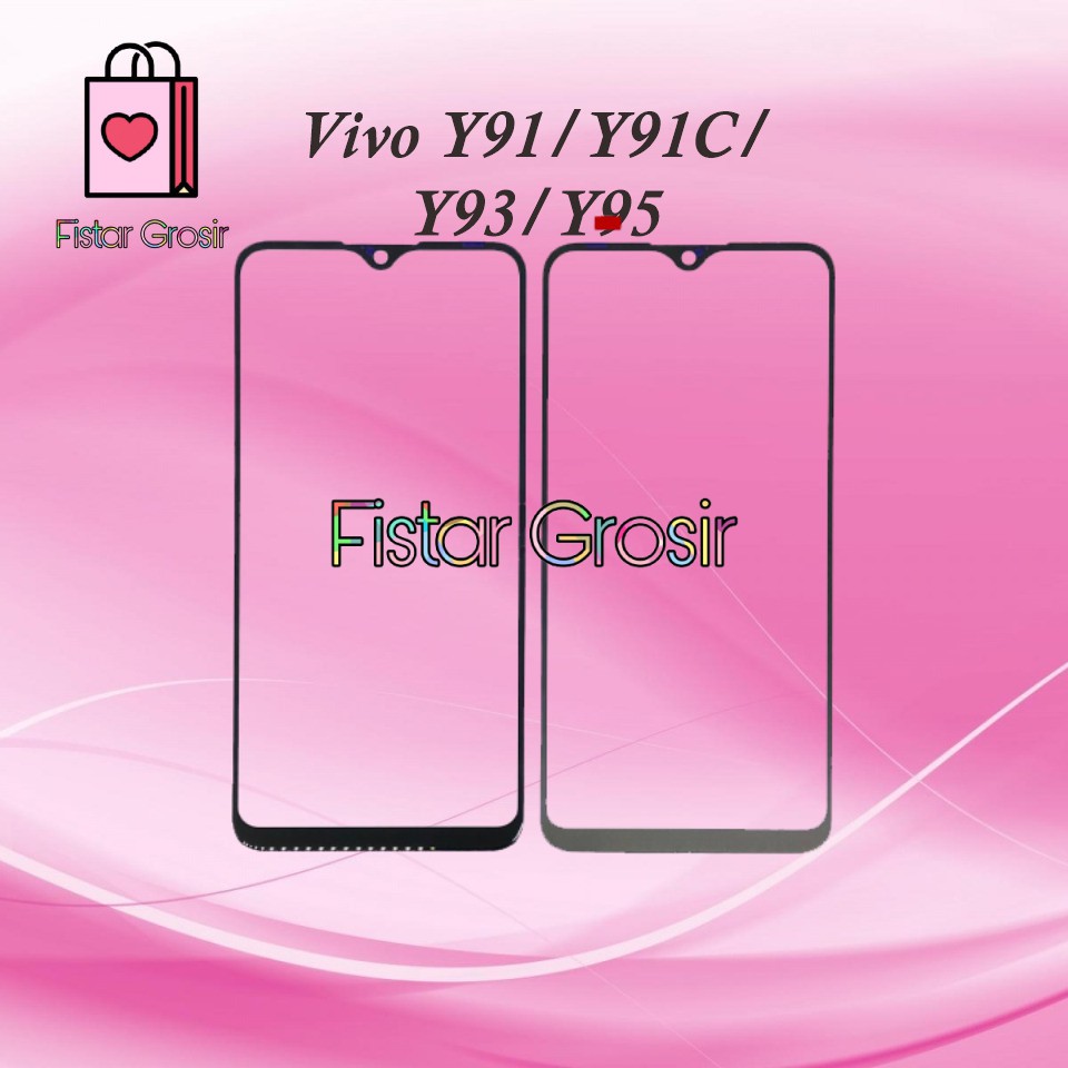 Kaca Touchscreen Vivo Y91 Y91C Y93 Y95 Glass LCD Layar Depan Kaca