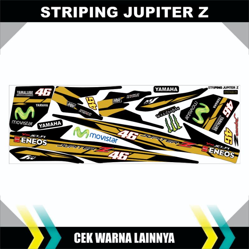STRIPING LIS BODY JUPITER Z MOVISTAR