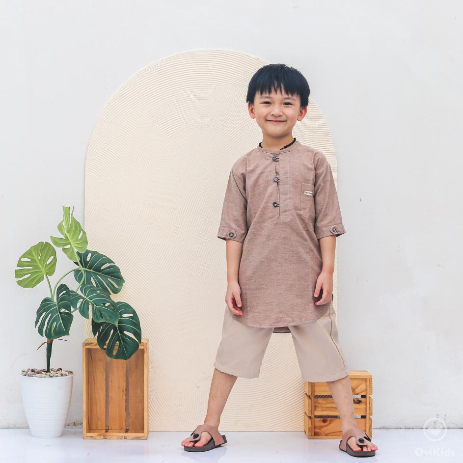 Recomended OVIKIDS HANNAN-Kemeja Koko Anak Baju Koko Kurta Anak Laki-Laki (2-10 Tahun)