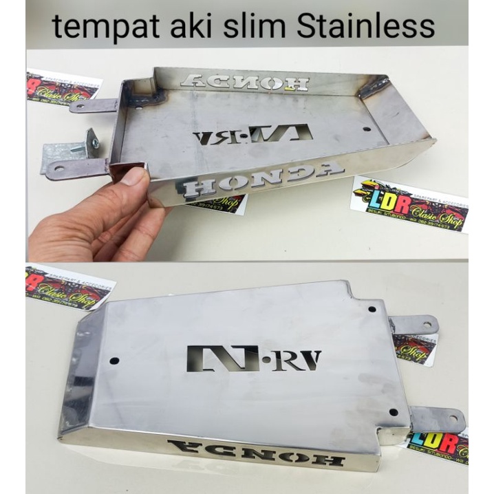 Jual tempat aki Stainles CB / dudukan aki CB stainles | Shopee Indonesia