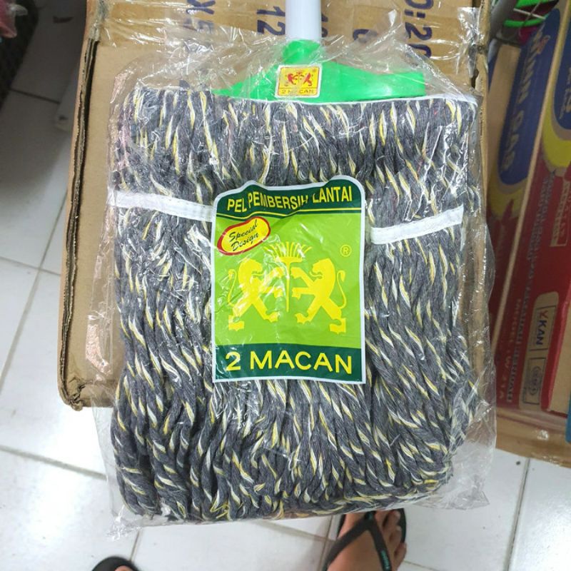 [ ⭐⭐⭐⭐⭐ ] Pel hijau 2 macan asli original anti rontok