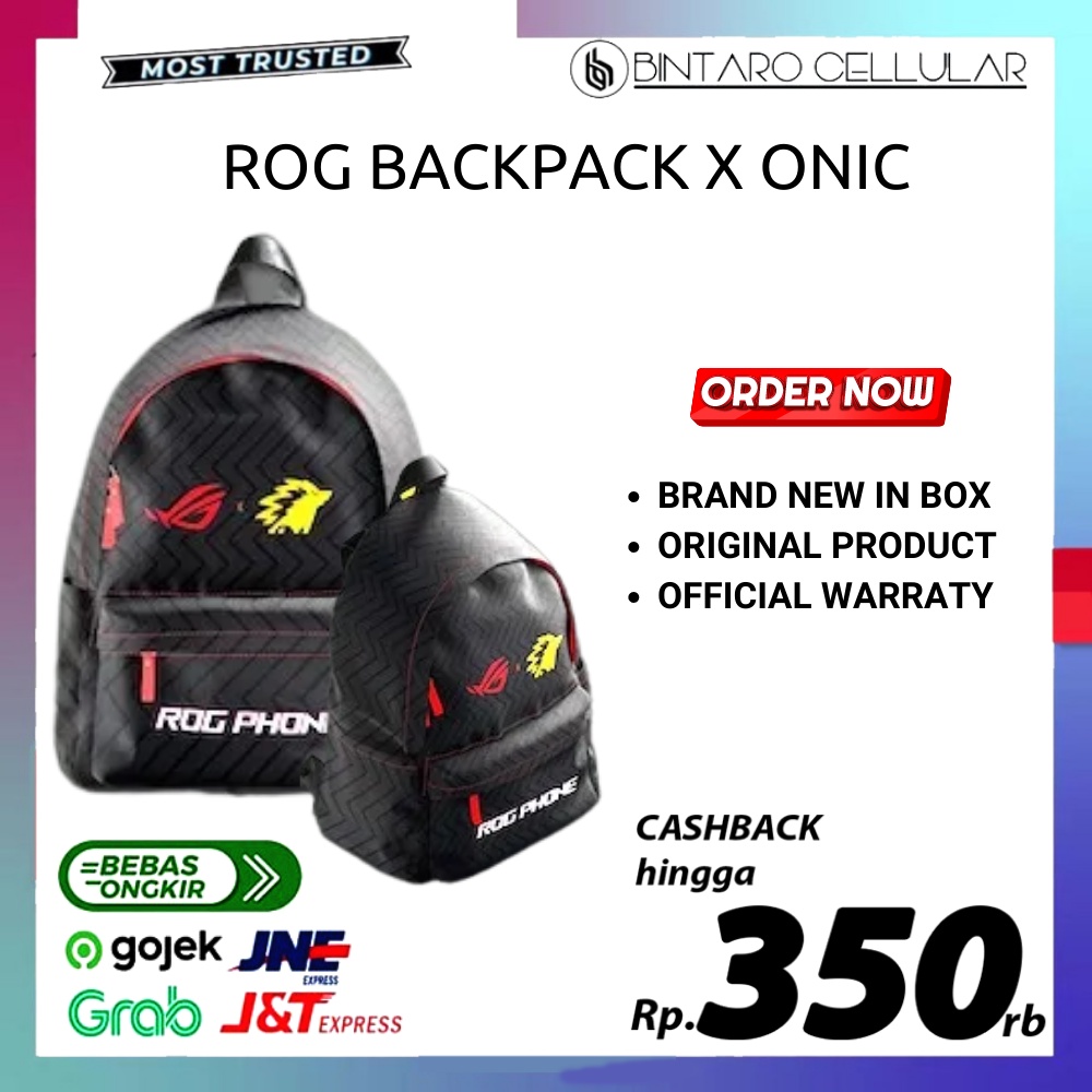 Backpack Ransel ROG X ONIC Original Limited Edition