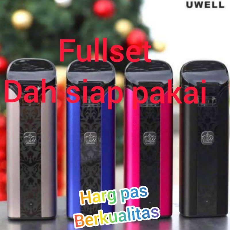 Fullset TERLARIS TERBARU VAPEE VAAPOOR POOd UWELLCROWN 1250mAh -amanah onlineshop