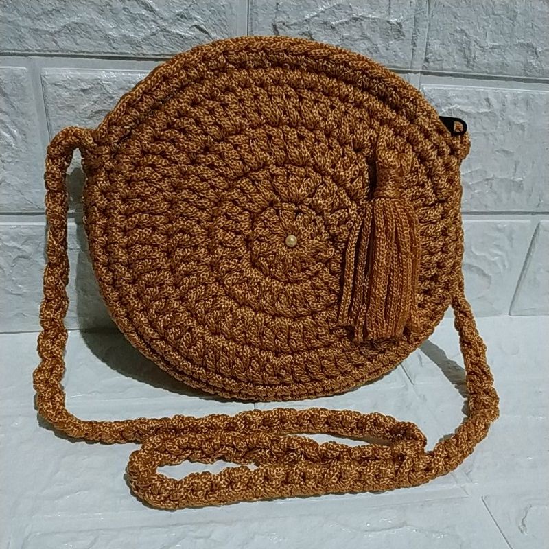 Tas Tali Kur , Tas Rajut Bulat