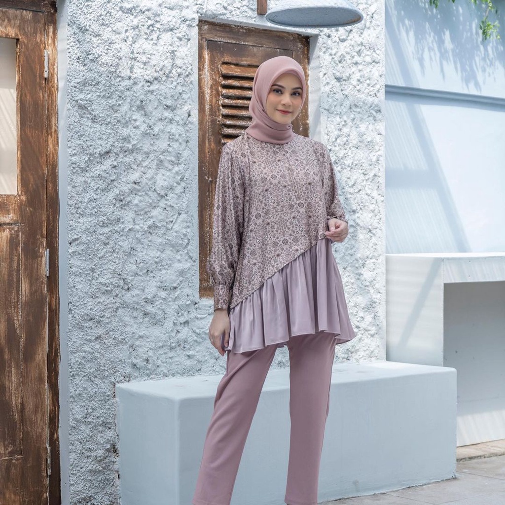 RHEA SHIRT XXL LILAC HEAVEN LIGHTS HL READYSTOCK FREEBOOK