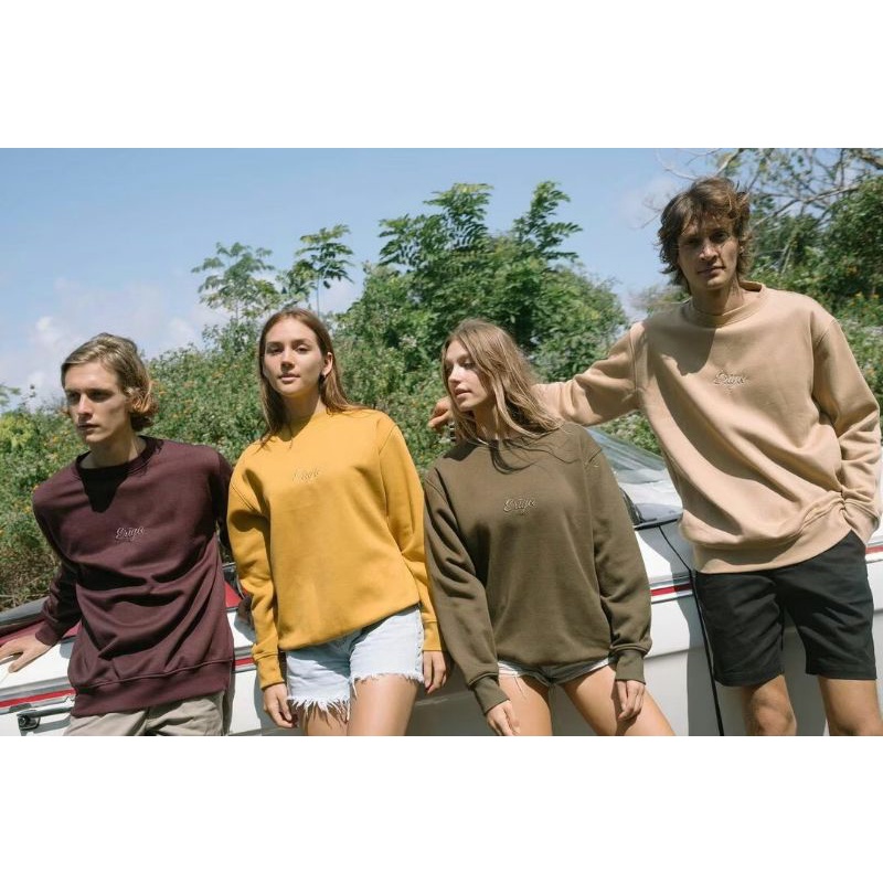 SWEATER CREWNECK PRIA/WANITA ERIGO ORIGINAL