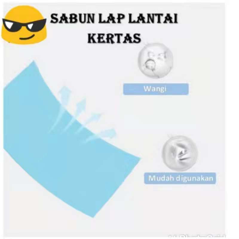 SABUN KERTAS PEL LANTAI/KERTAS SABUN {30PCS}