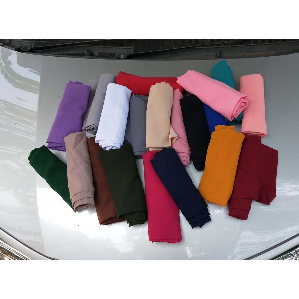 Hijab/jilbab instan ISAURA jersey (Free Pouch)