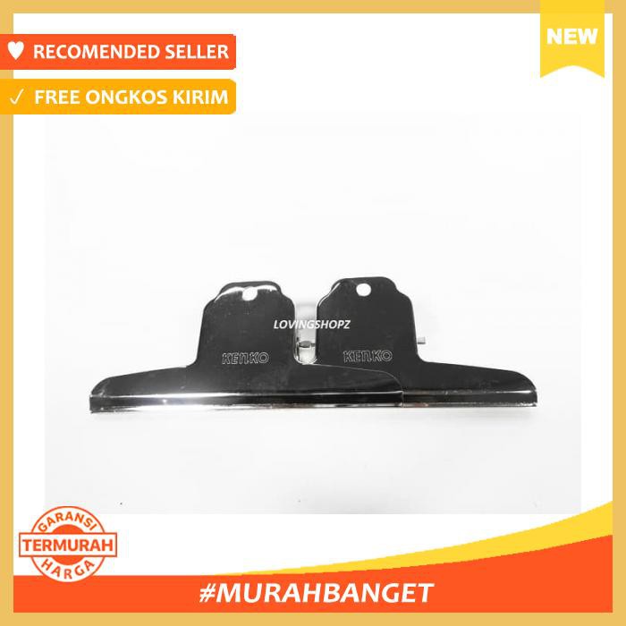 

Pengikat & Perekat - Bull Dog Clip 6 145/Penjepit Dokumen/Clipper Besi/Penjepit Kertas