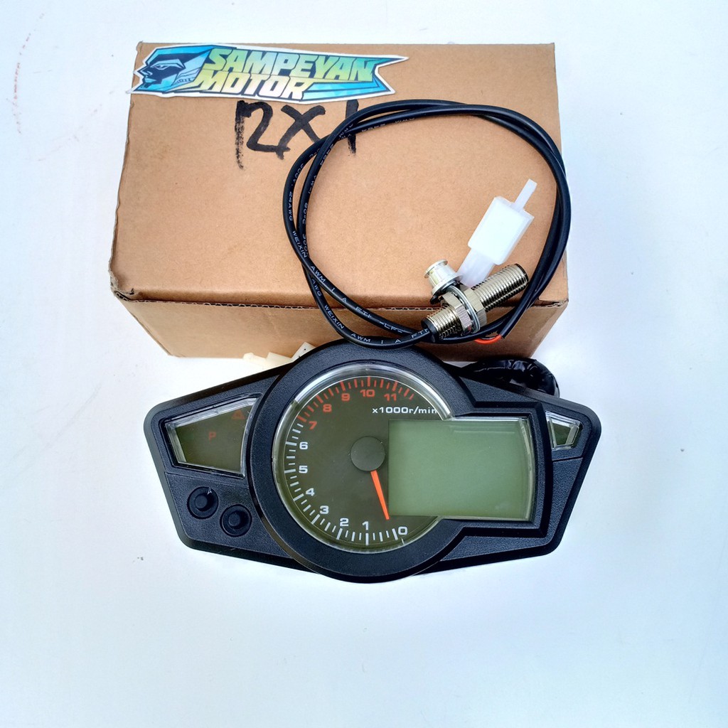 Spido Speedometer Digital Reaplika Koso Rx 1 Modifikasi Motor Cb