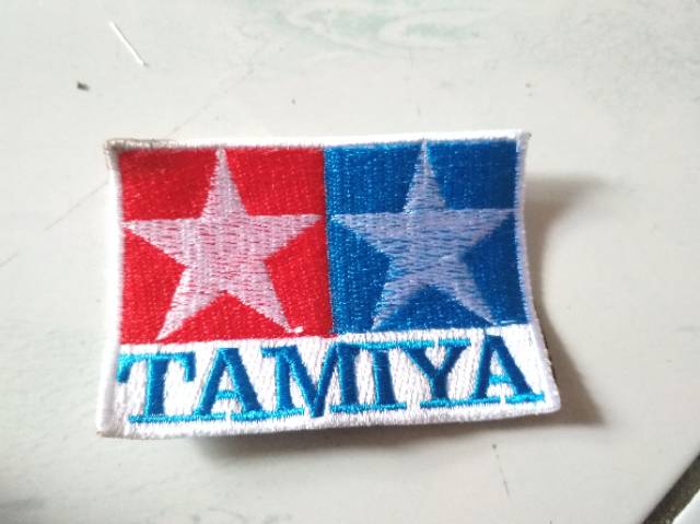 Emblem patch bordir logi tamiya