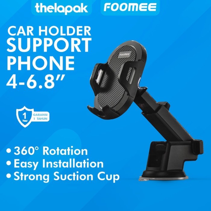 Car Holder FOOMEE YC12 Holder Mobil Dashboard Dan Kaca 360 Rotation