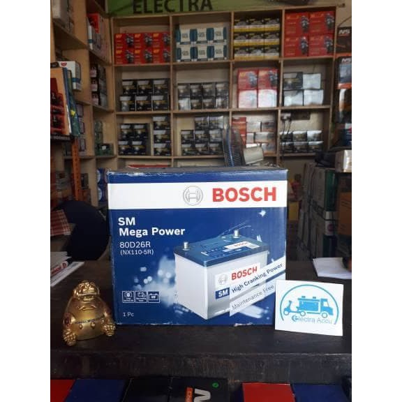 "Aki Mobil Mitsubishi Galant NX110-5R 80D26R Bosch Accu Kering"