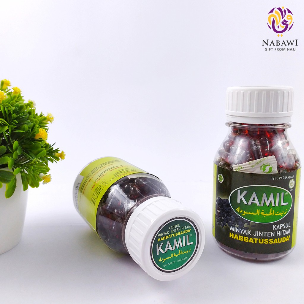 Kamil Habbatussauda Oil Minyak Jinten Hitam Obat Herbal Kapsul Isi 210