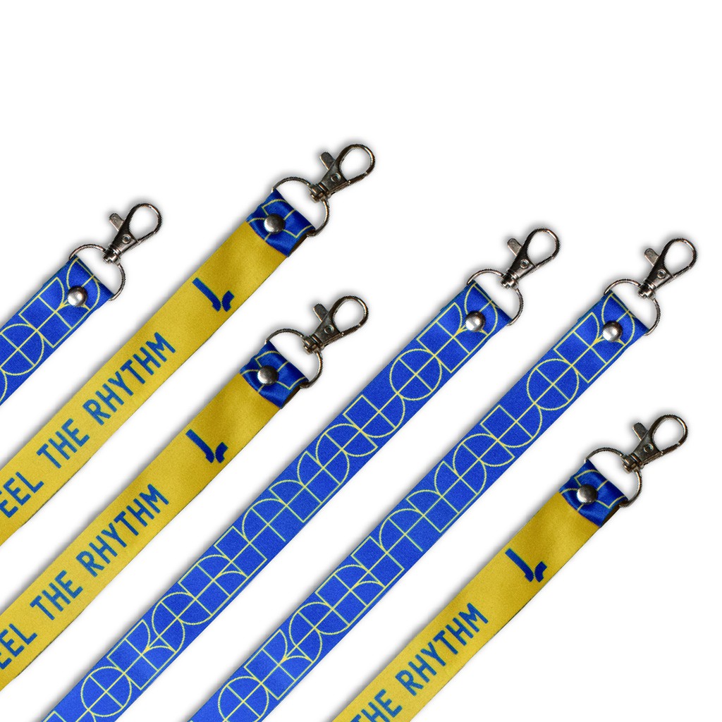 Lanyard Rhythm Strap (Biru - Kuning)