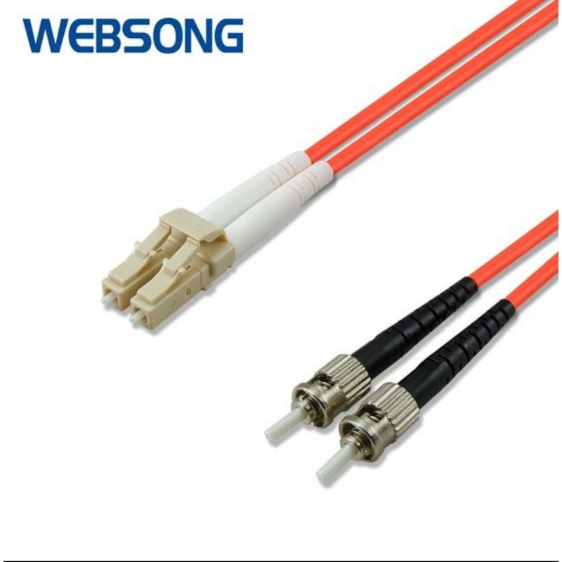 Kabel Fiber Optic Patch Cord LC to ST Multimode Duplex 3M WEBSONG