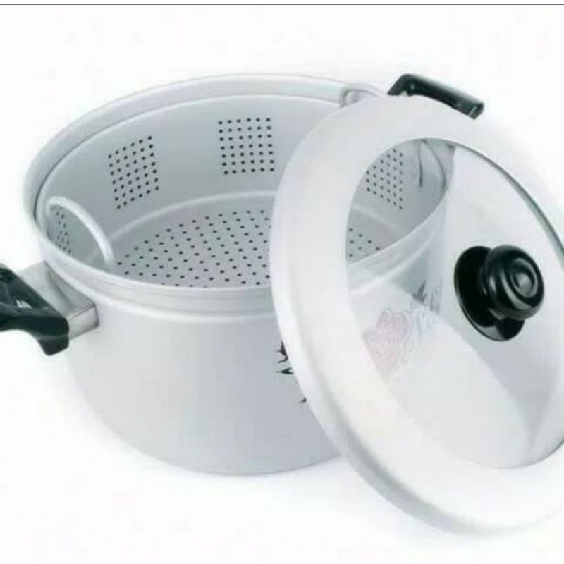 dandang panca guna panci kukusan steamer maspion 22cm,26cm,28cm,33cm,37cm