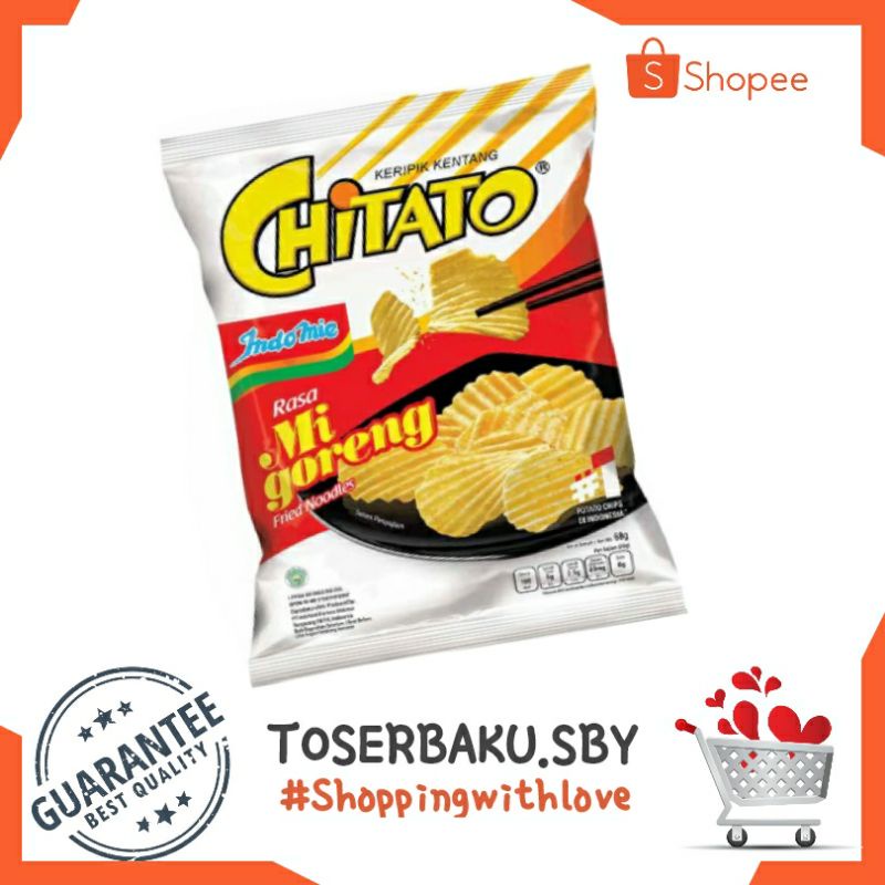 

New Chitato x Mi Goreng Indomie 68g / Keripik Kentang / Snack Murah Syrabaya / Camilan / Potato / Agen Surabaya / New Normal