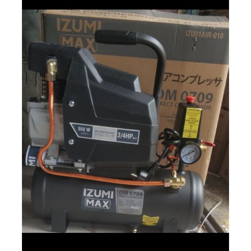 MESIN KOMPRESOR IZUMI MAX OLI 9 LITER 3/4HP