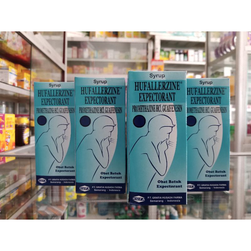 HUFALLERZINE EXPECTORANT SIRUP 60 ml | Obat Batuk Expectorant