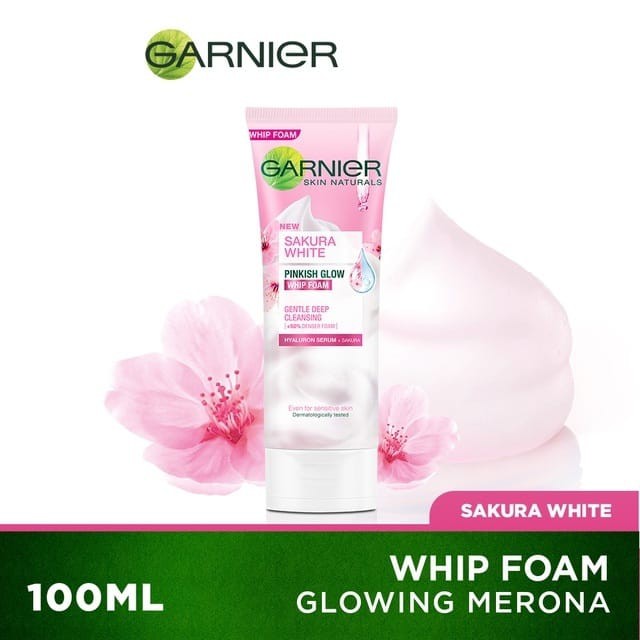 GARNIER Sakura White Pinkish Glow Foam 100 ml