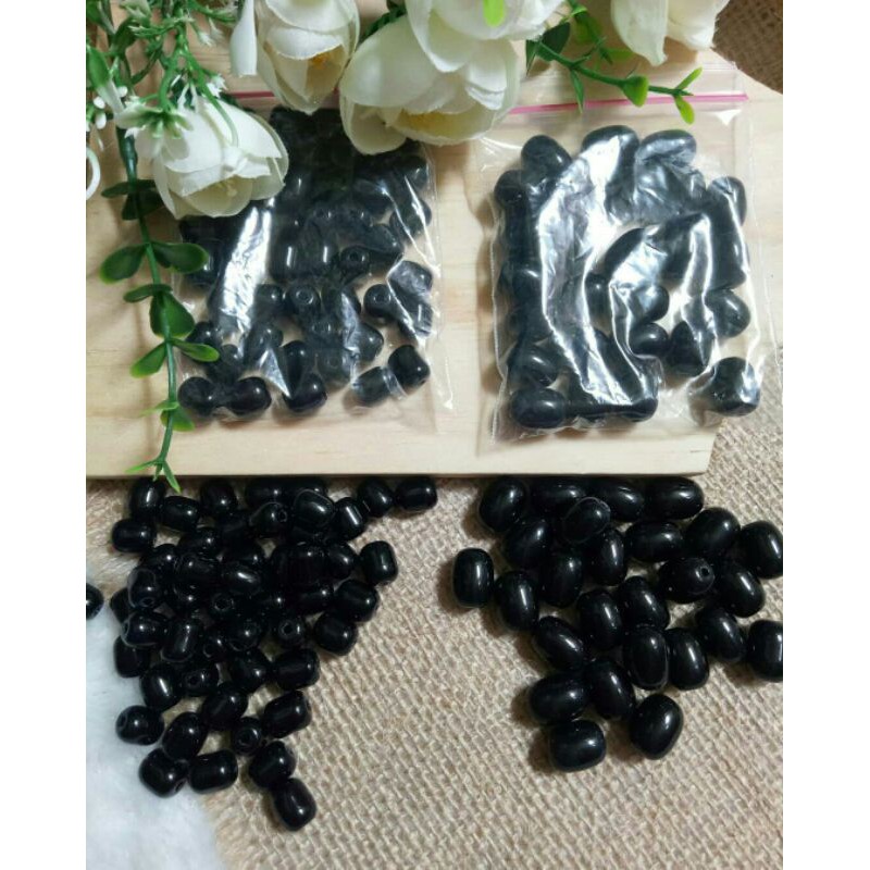 mutiara hitam curah berat 4mm/5mm/6mm/8mm/10mm/oval kecil/oval besar