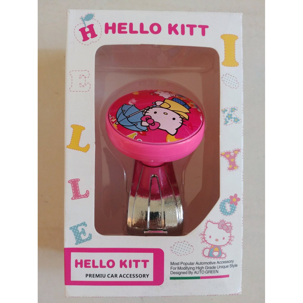 Power handle putaran stir SETIR MOBIL KARAKTER hellokity HELOKITY WARNA PINK UNIVERSAL