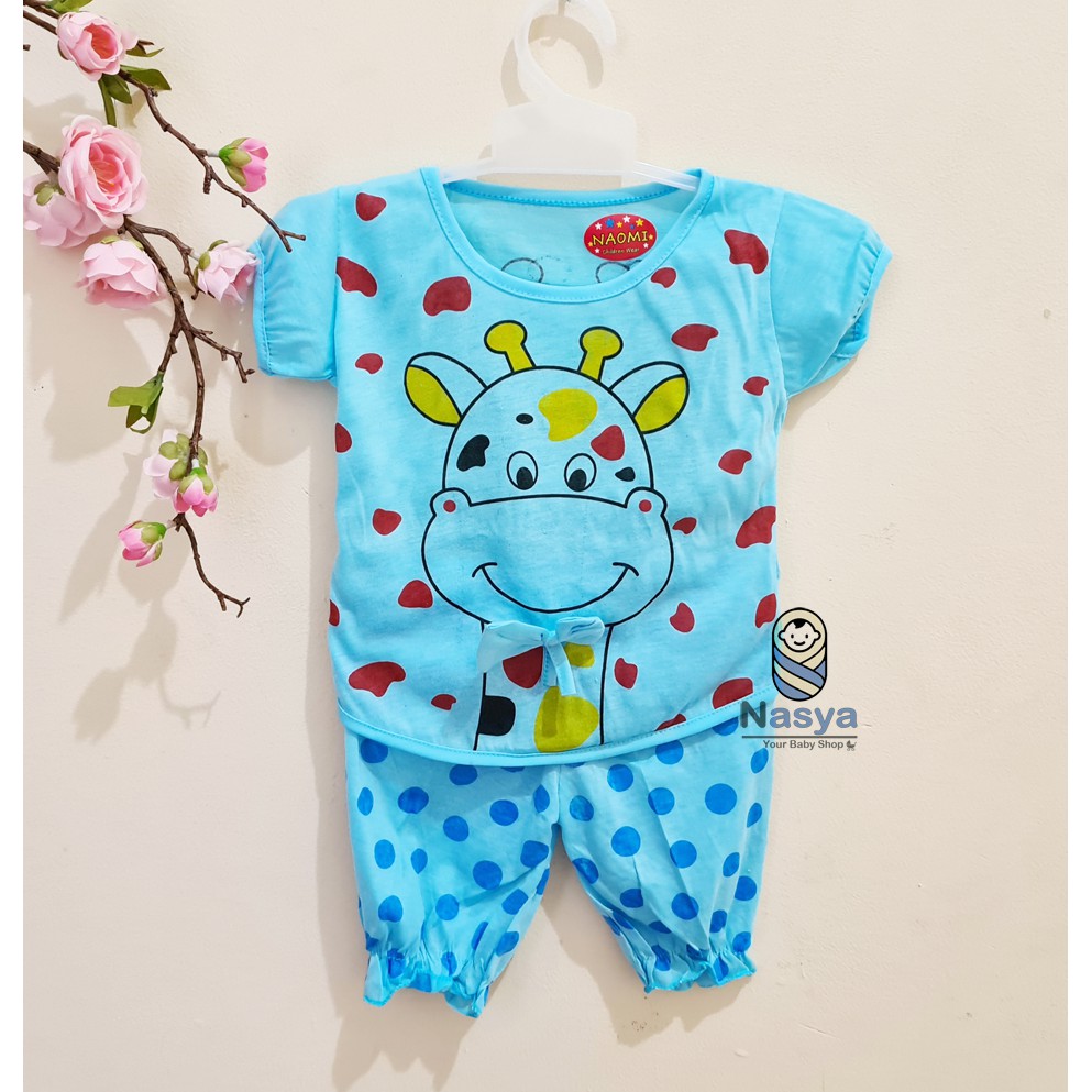 [N-019] TERBARU ! Setelan Baju Bayi Perempuan Lucu Murah - Naomi (3-6 bulan)