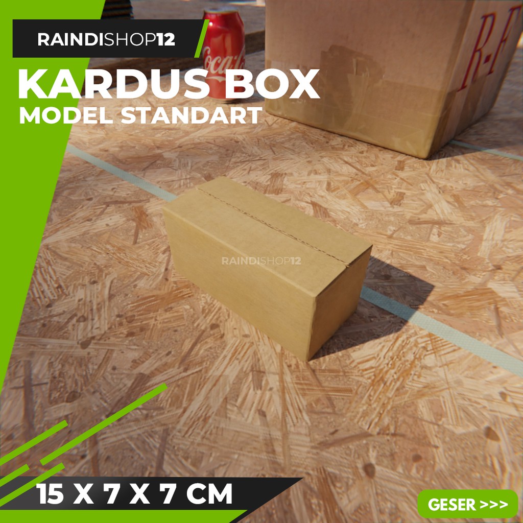 

BOX 15 X 7 X 7 CM KARDUS KOTAK KEMASAN PACKAGING KADO POLOS