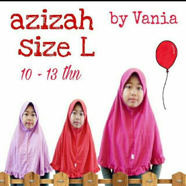 Jilbab anak/ jilbab murah model azizah