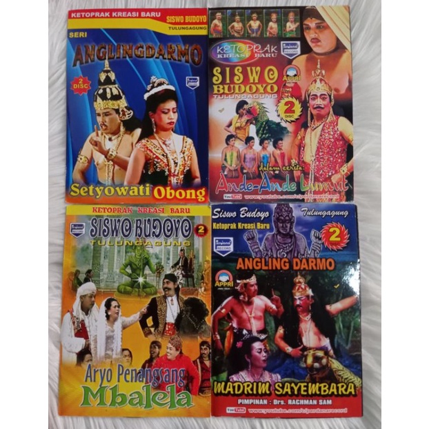 Kaset VCD Original Lawak Ketoprak Siswo Budoyo Isi 2 Disc
