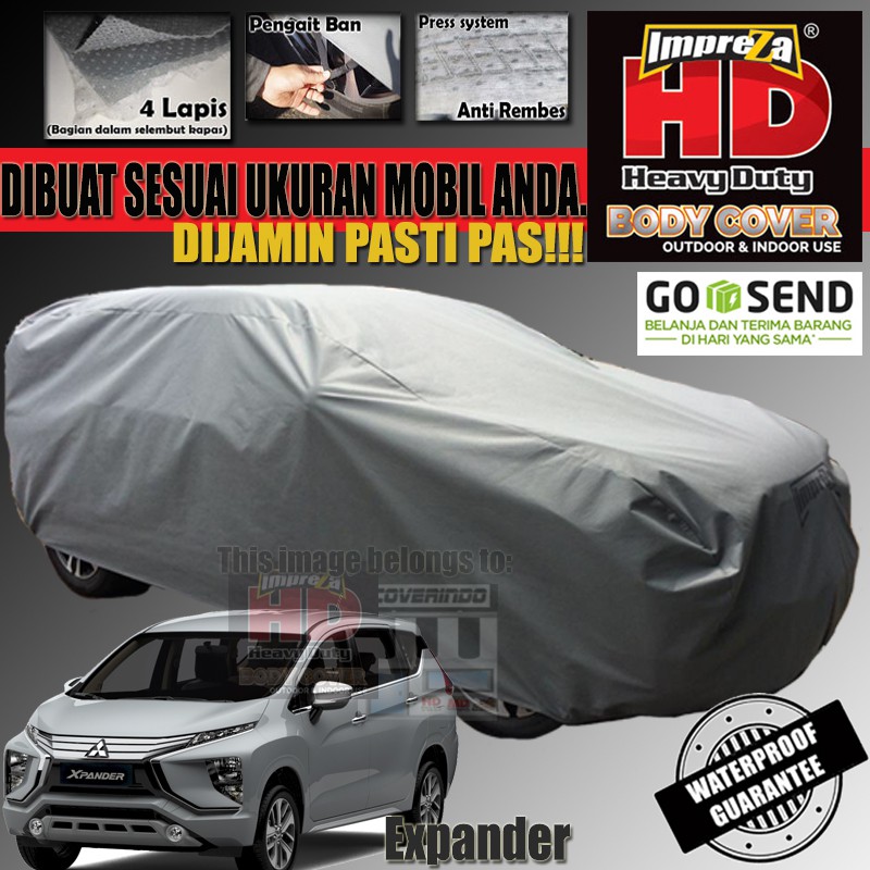 Impreza Hd Mitsubishi Xpander Cover Mobil Bahan Breathable Empat Lapis Outdoor Use Shopee Indonesia