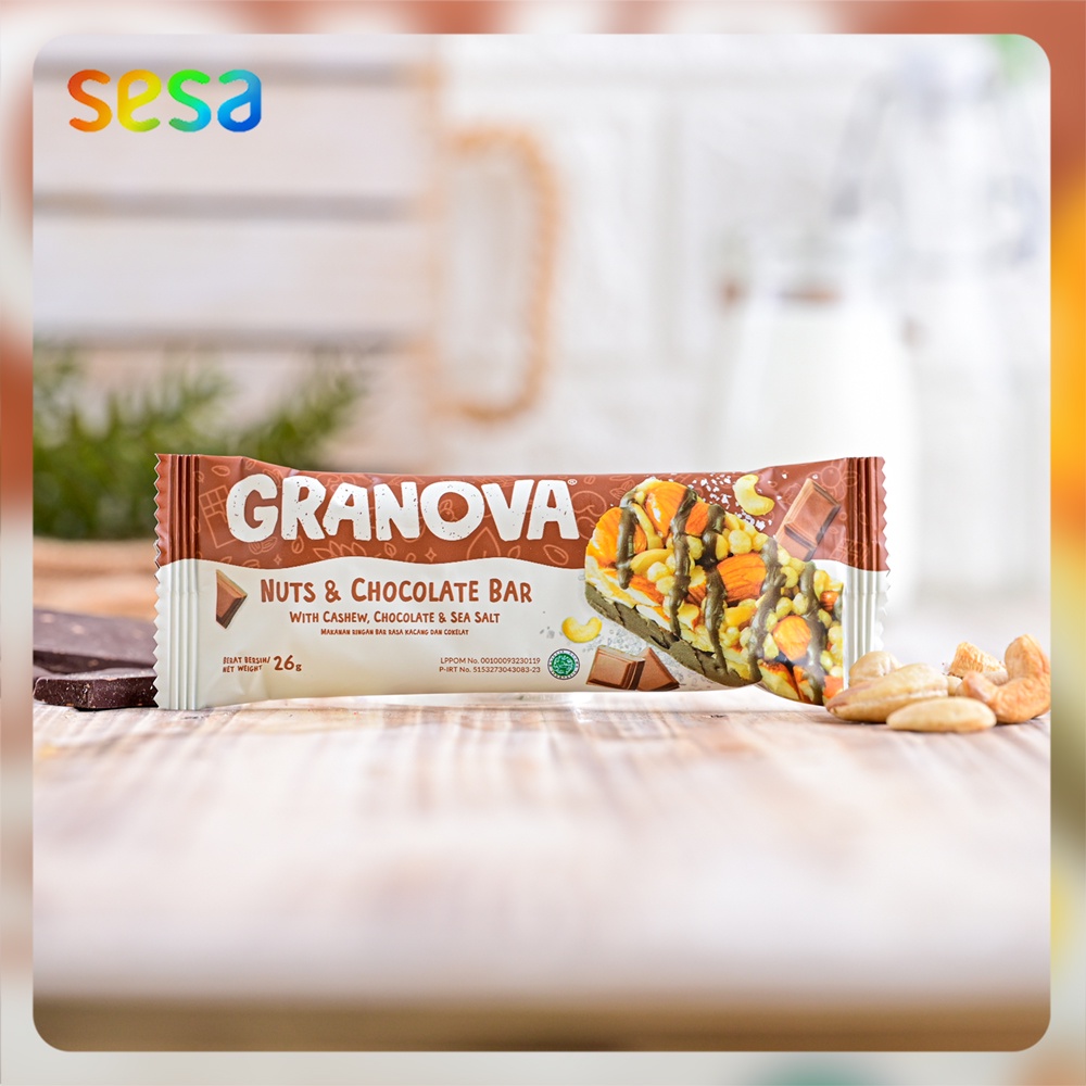 Granova - Snack Bar Nuts &amp; Chocolate 26 g